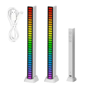 Music Levels Lights - Music Sync RGB LED Light Bar – Bluetooth Sound Reactive Ambient Lamp