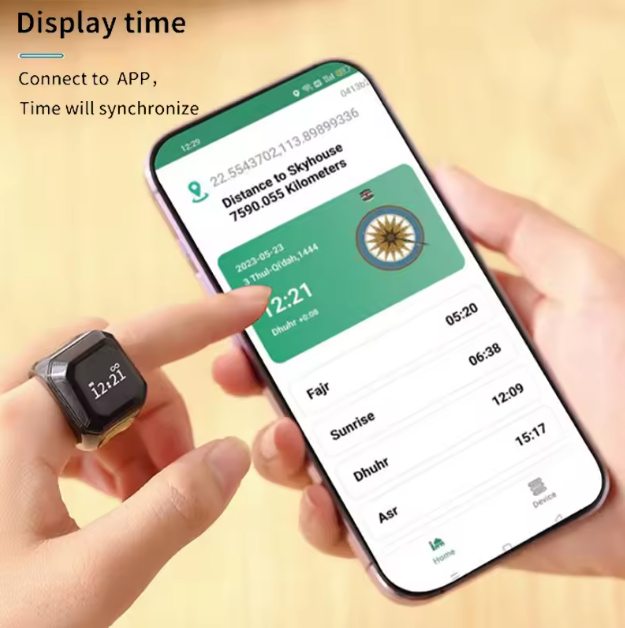 Muslim Digital Prayer Ring