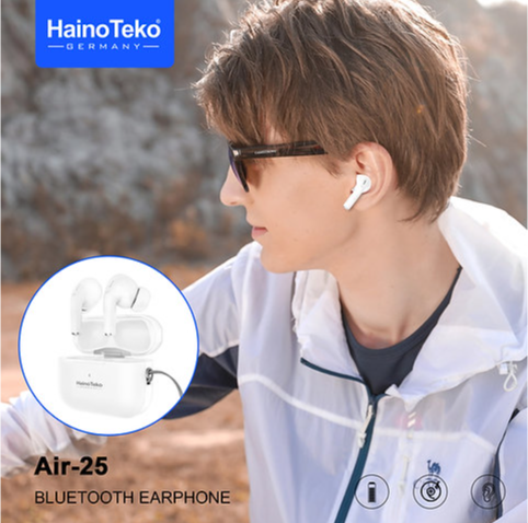 Tone Sphere EarPods Air-25 by HainoTekoGermany – ANC 9 Bluetooth Earphones with Active Noise Cancellation